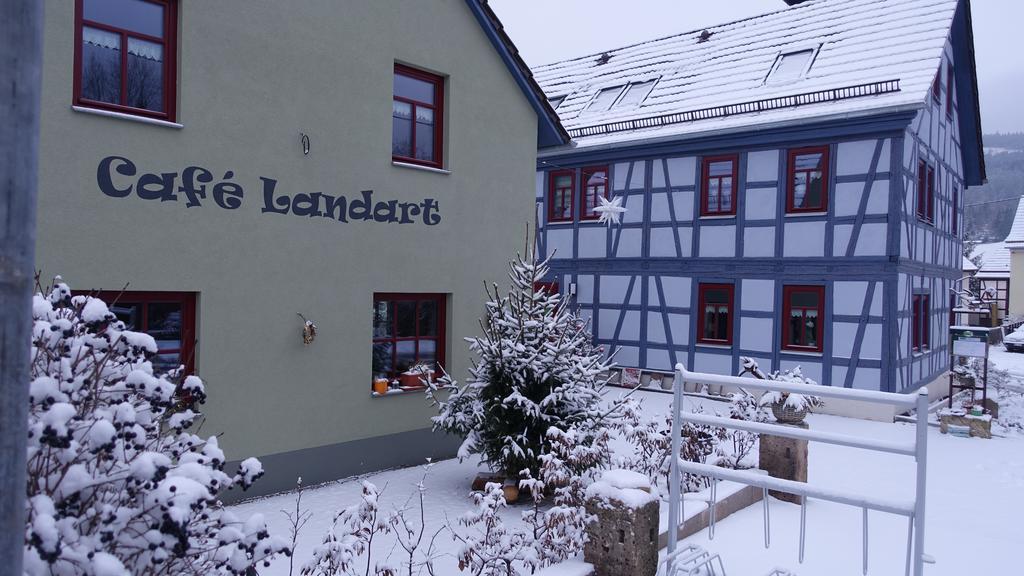 Cafe Landart Im Thueringer Finistere Apartment Plaue  Ngoại thất bức ảnh